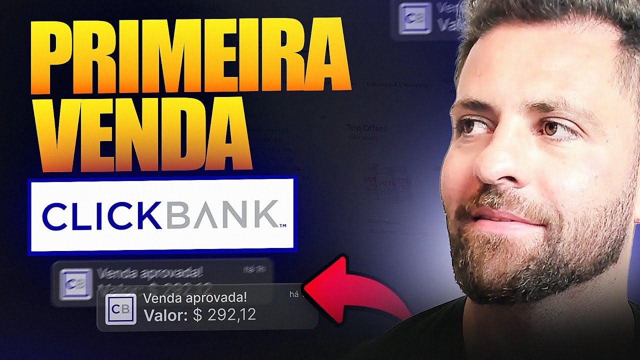 Como Vender na Clickbank - Primeira Venda na Gringa Como Afiliado Clickbank - Tutorial Clickbank