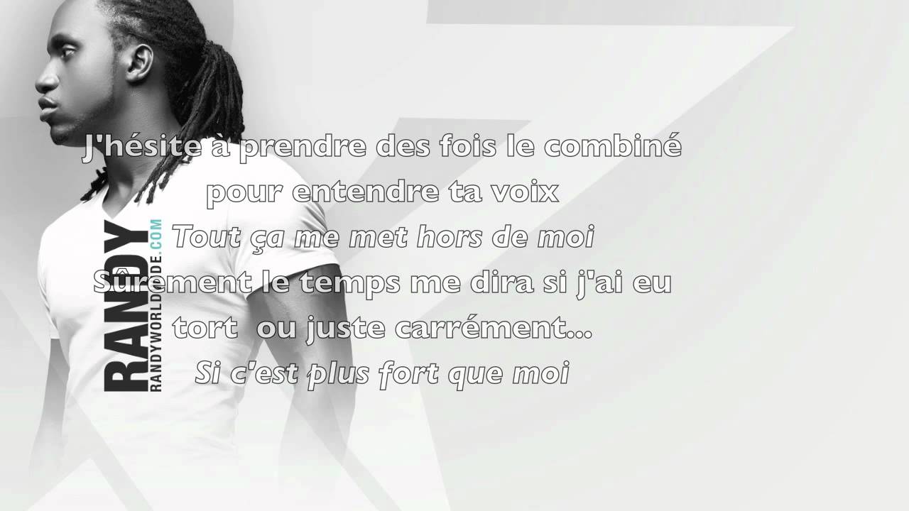 RANDY RAYMOND feat Marc Antoine - Tu me manques (lyrics - paroles)