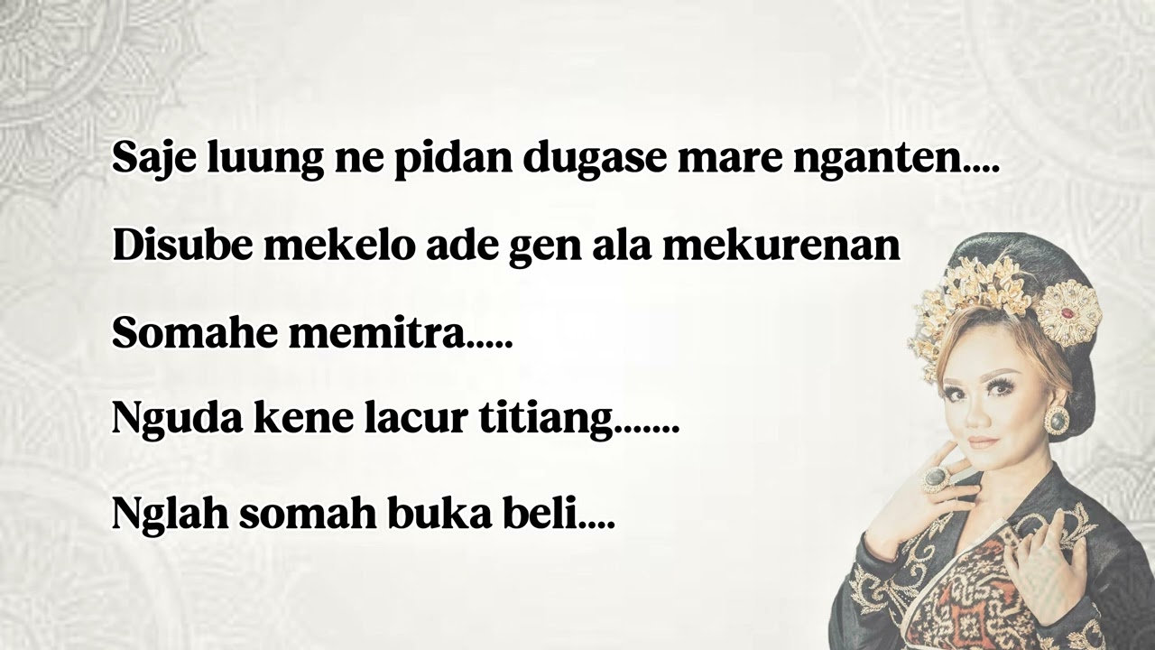 Somahe Memitra - Dek Ulik Lirik 