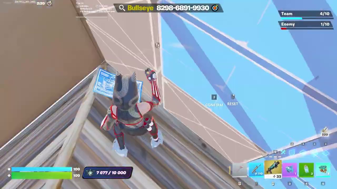 fortnite piece control 1v1 apex 9 mini