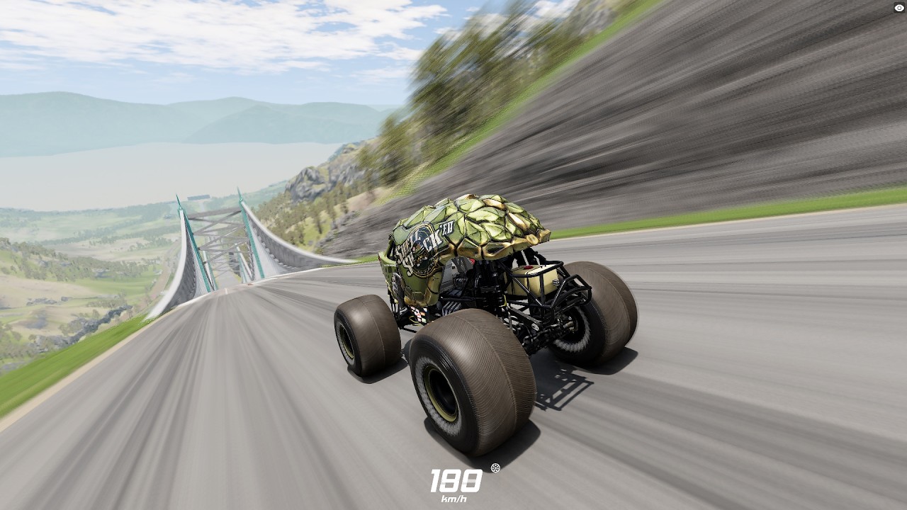 Full Throttle INSANE Long Downhill lane ! | BeamNG.drive Epic Crashes & Speed Test #30