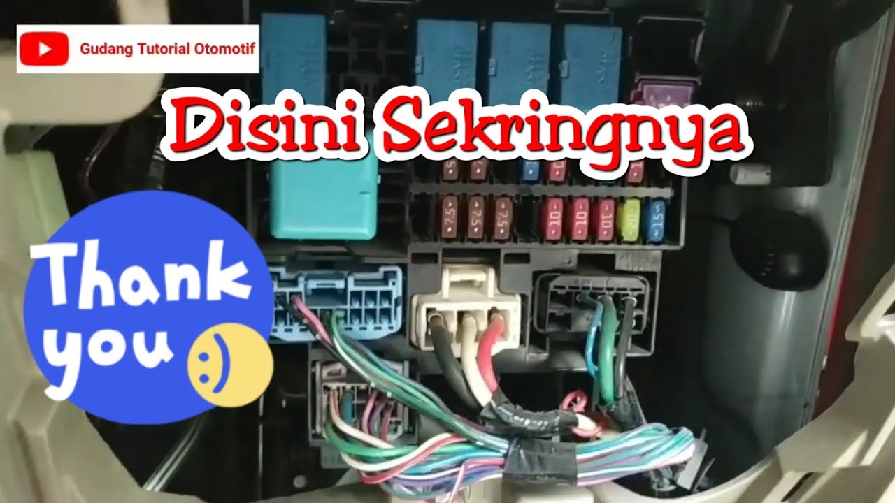 Letak Posisi Sekring Fuse Avanza Xenia Cara memperbaiki Charger Cigaret lighter yang mati TOYOTA