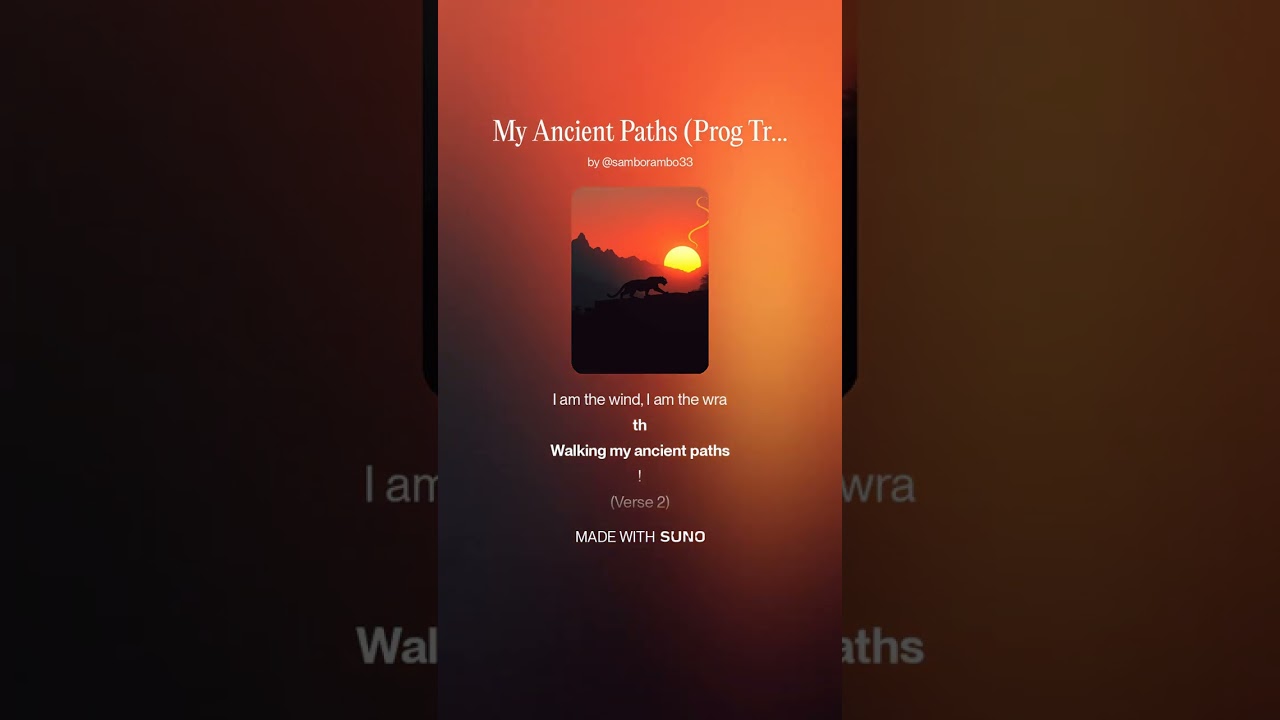 My Ancient Paths