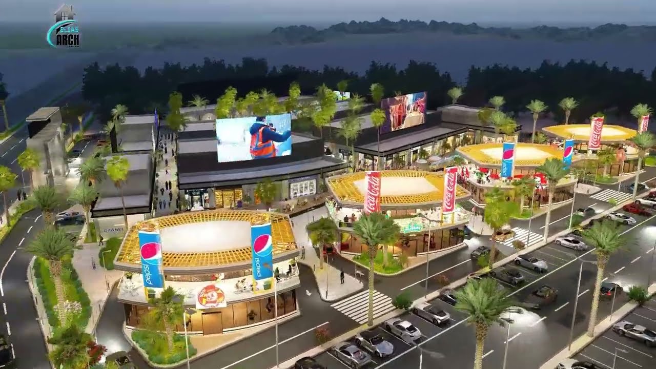 من اعمالنا تصميم 3D انميشن لــ بوليفارد  ليـندا | السعودية - جازان - صامطة | BOULEVARD LAIND