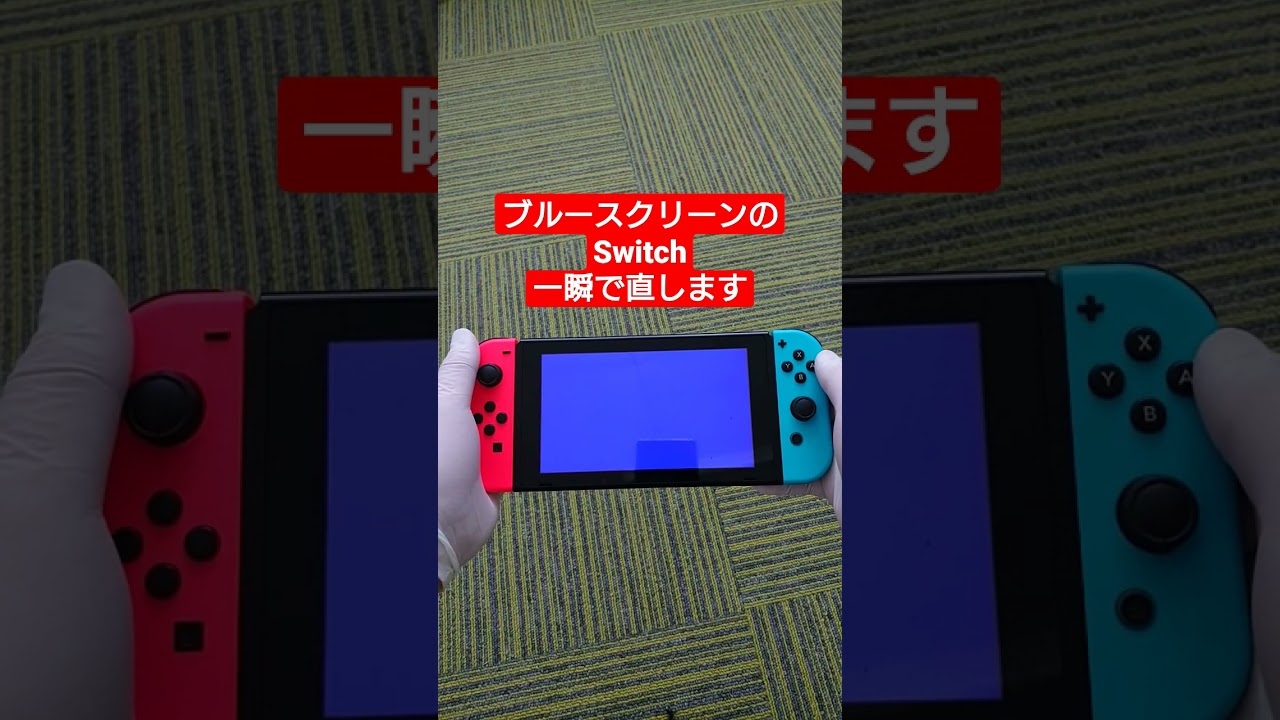 ブルスクのSwitchを一瞬で直す