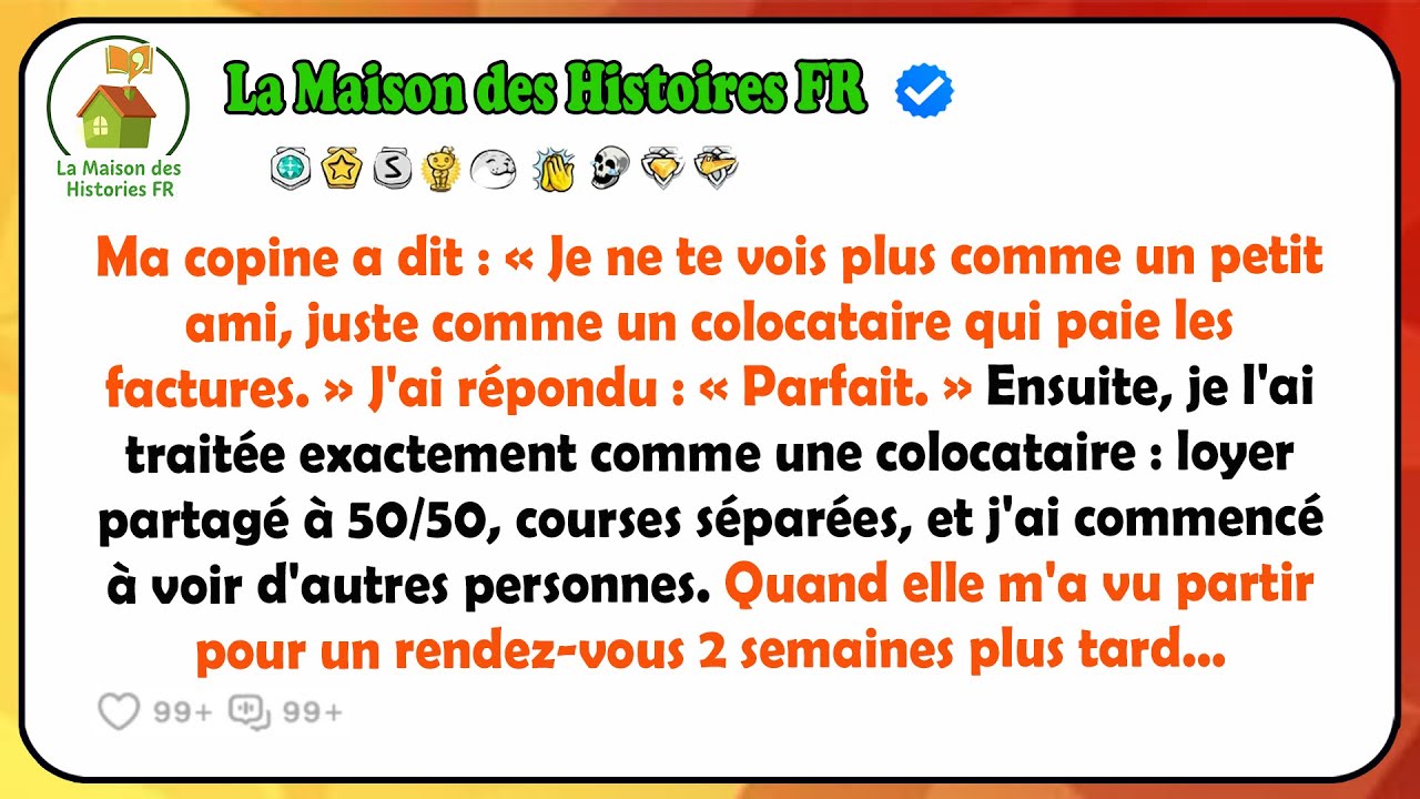 Ma Copine A Dit : « Je Ne Te Vois Plus Comme Un Petit Ami, Juste Comme Un Colocataire Qui Paie. »