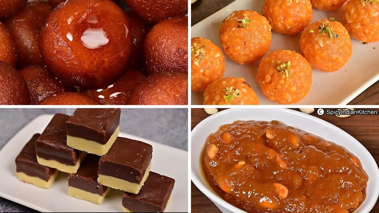 4 Diwali Sweets | 4 விதமான தீபாவளி பலகாரங்கள் | Diwali Special Recipes