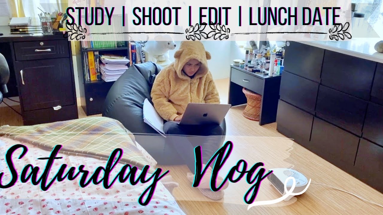 🤍A Relaxing Saturday Vlog || Study-Edit-Lunch date-Sleep || a Saturday in my life as a CSE aspirant