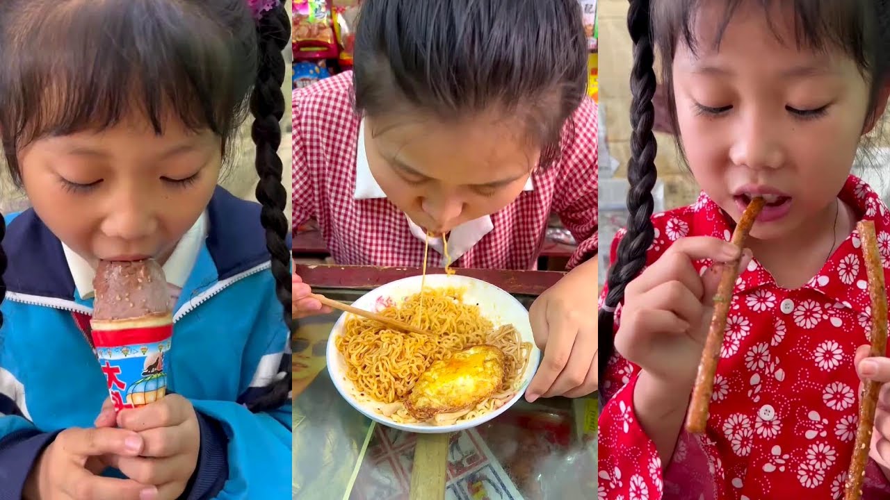 Collection of old Chinese light snacks videos from childhood  Chinese snack compilation EP172
