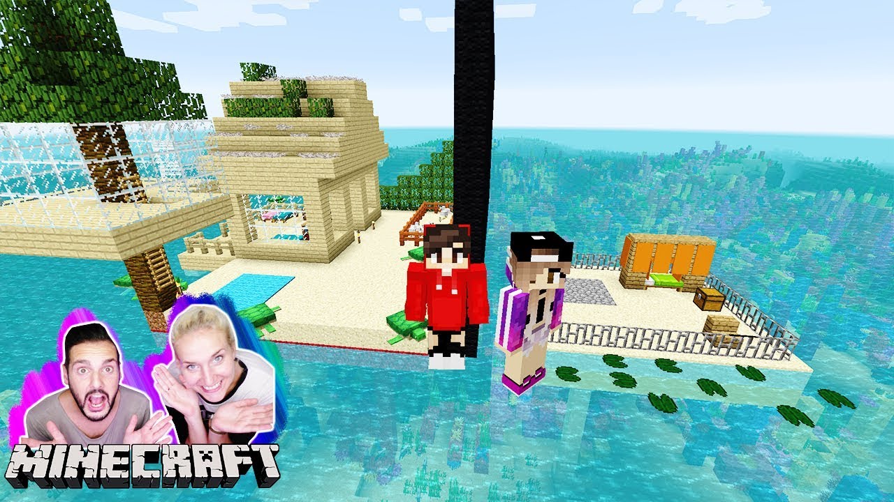 KAANS TRAUM INSEL vs NINAS MINI INSEL! Wer kann hier überleben? Minecraft Build Battle