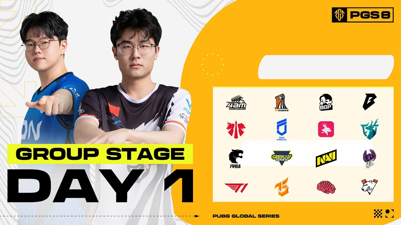 PUBG Global Series 8 Group Stage DAY 1