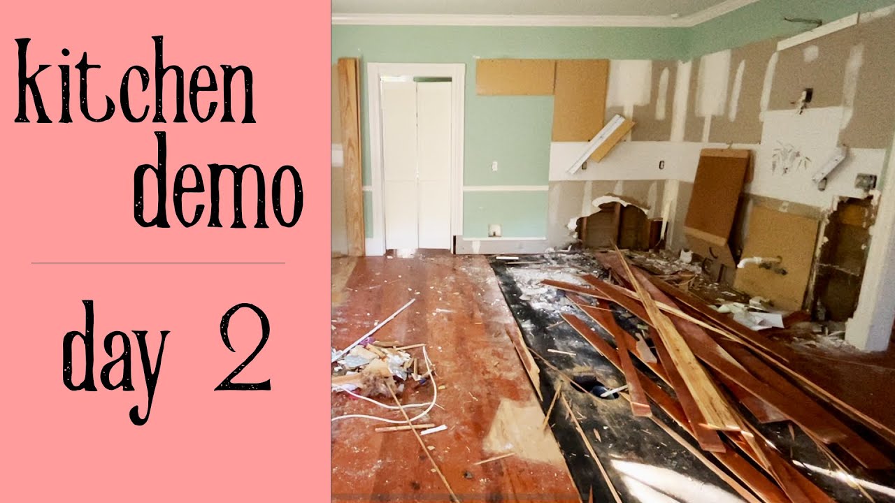 Kitchen Demolition Day 2: Southern Victorian Renovation - Jane's House