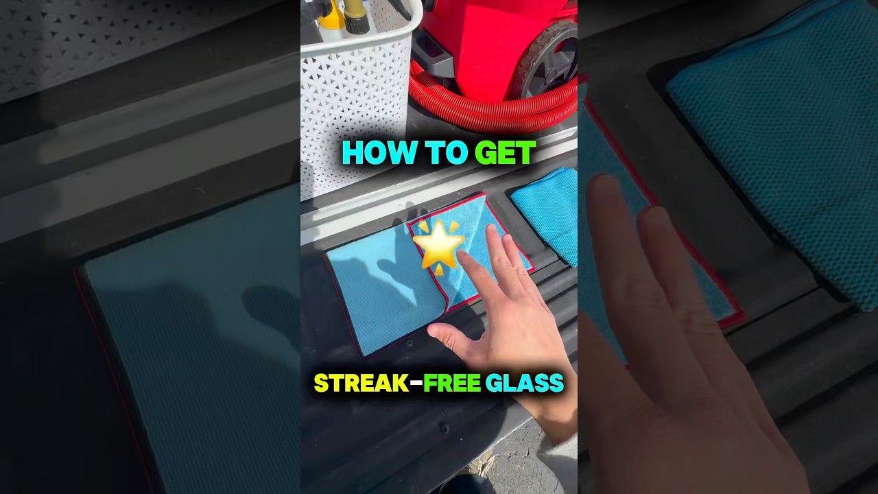 How To Get Streak Free Glass on Car Windows & Windshields EVERYTIME.