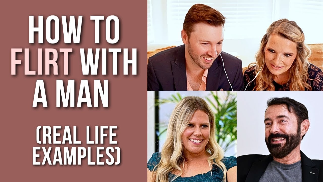 How To FLIRT With A Man (4 REAL Date Examples)