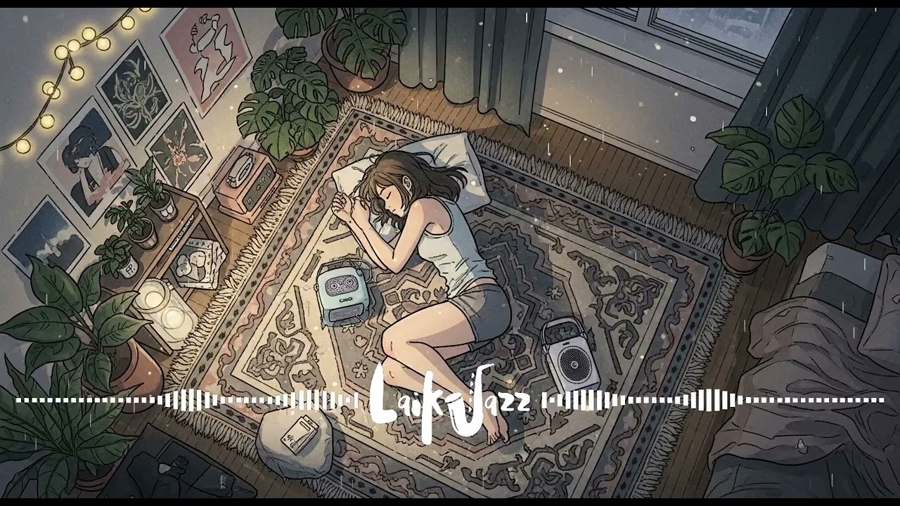 Dreamy Jazz Lofi ✨ Anime Night Music for Deep Relaxation | Laik Jazz