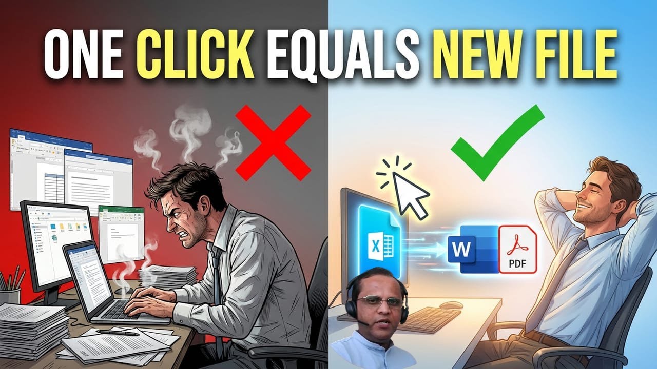65. Stop Creating Files Manually! Create New Documents from Excel