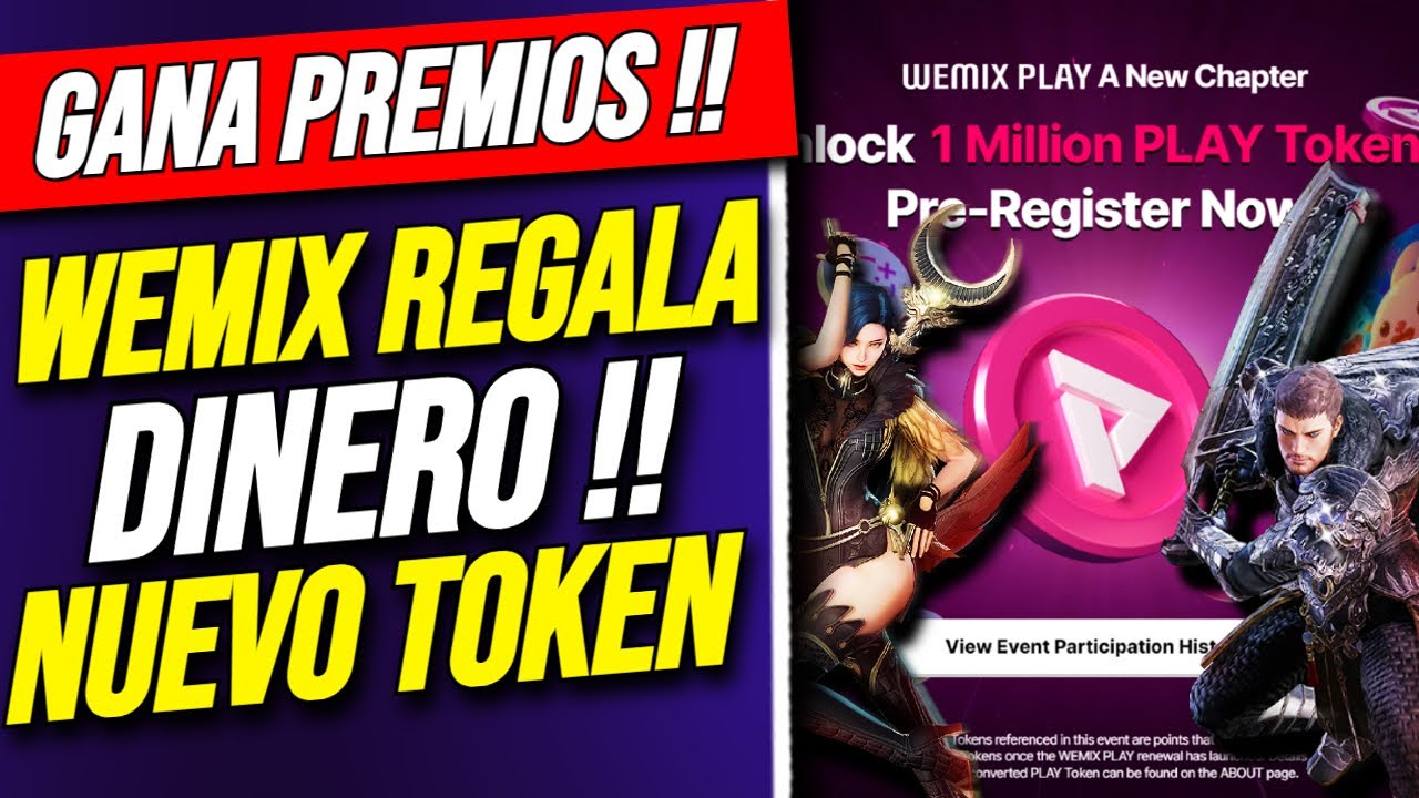 WEMIX REGALANDO DINERO MUY FACIL ! Nuevo TOKEN de WEMIX ? Token PLAY