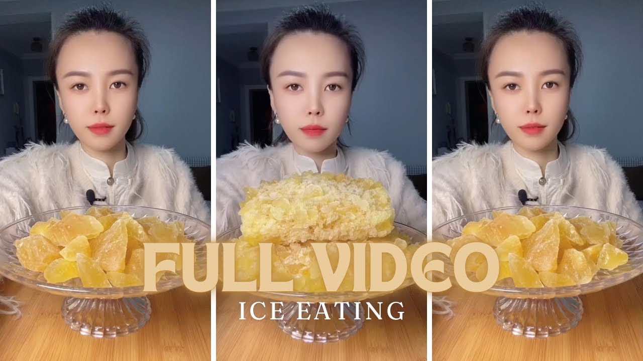 FULL VIDEO | HER CRUSHED ICE & HARD ICE | BUCKWHEAT ICE EATING ASMR