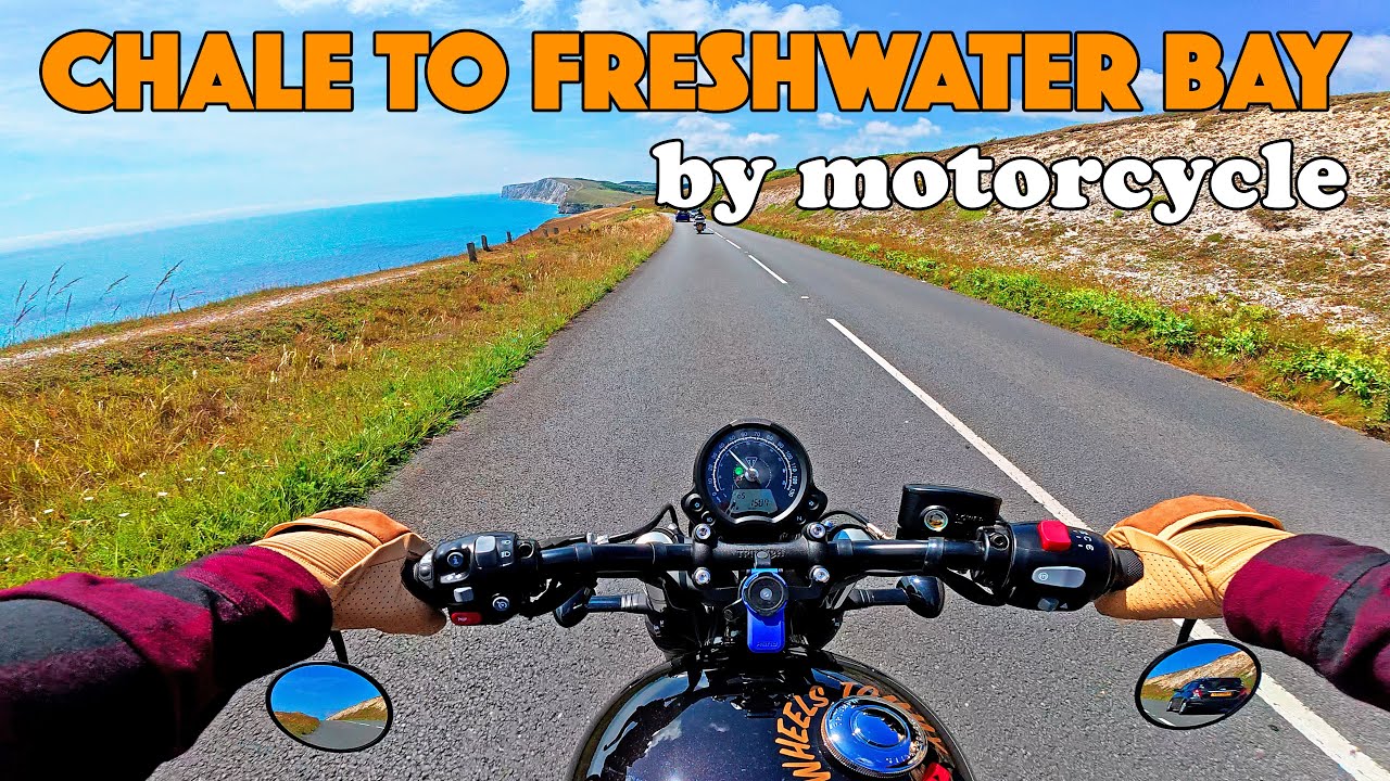 Chale To Freshwater Bay By Motorcycle - Military Road, Isle of Wight