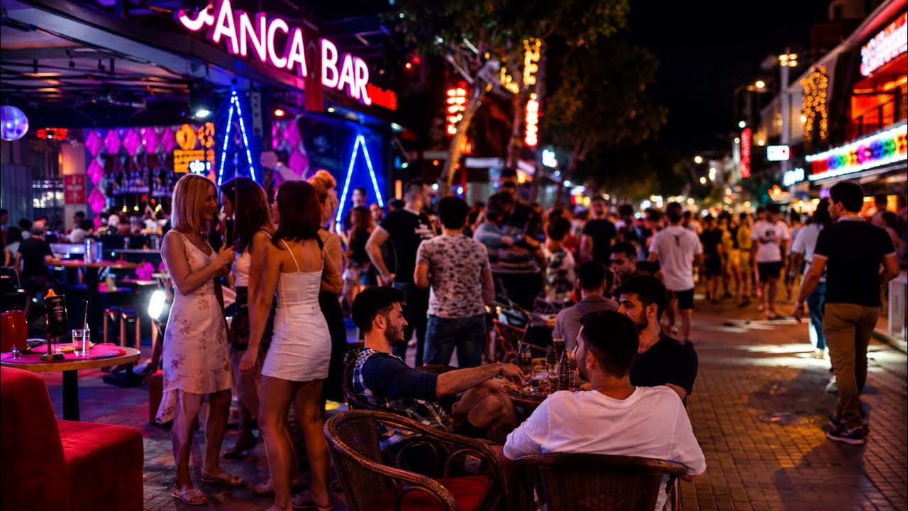 🇹🇷 Alanya Bar Street  Antalya Turkey