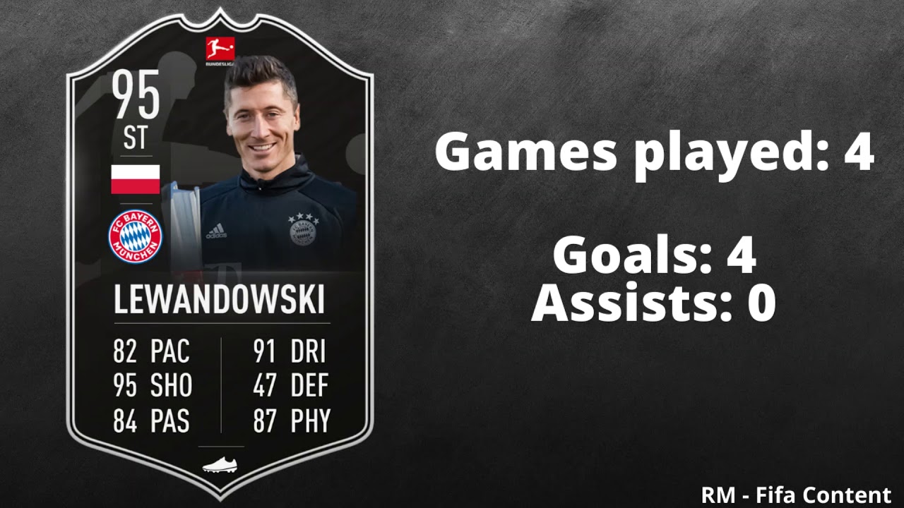 95 LEWANDOWSKI BUNDESLIGA FEBRUARY POTM NOMINEE!
