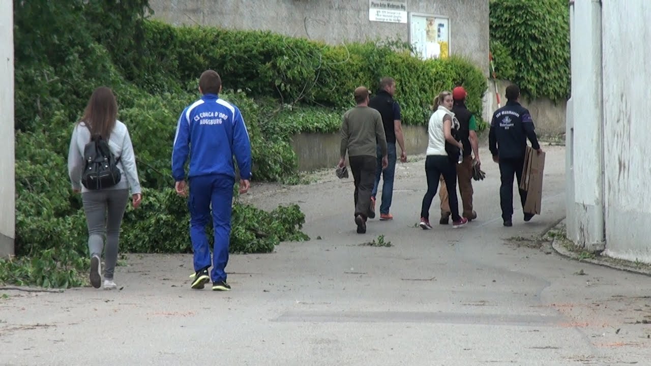 Unwetter mit Tornado im Landkreis Aichach Friedberg
