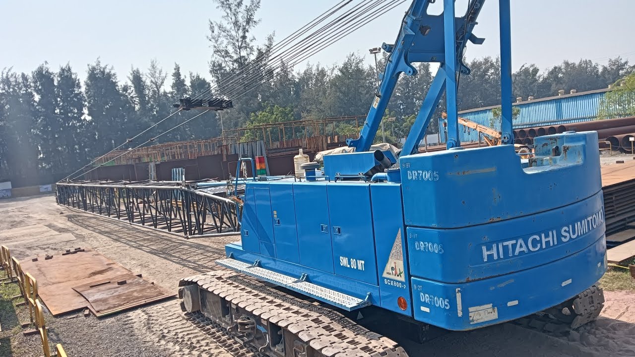 🙏🙏 HITACHI SUMITOMO 80 TON CRAWLER CRANE 🙏🙏