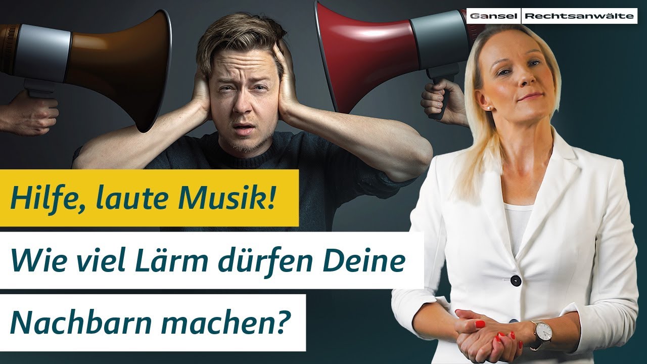 SO laut dürfen Deine NACHBARN wirklich sein!