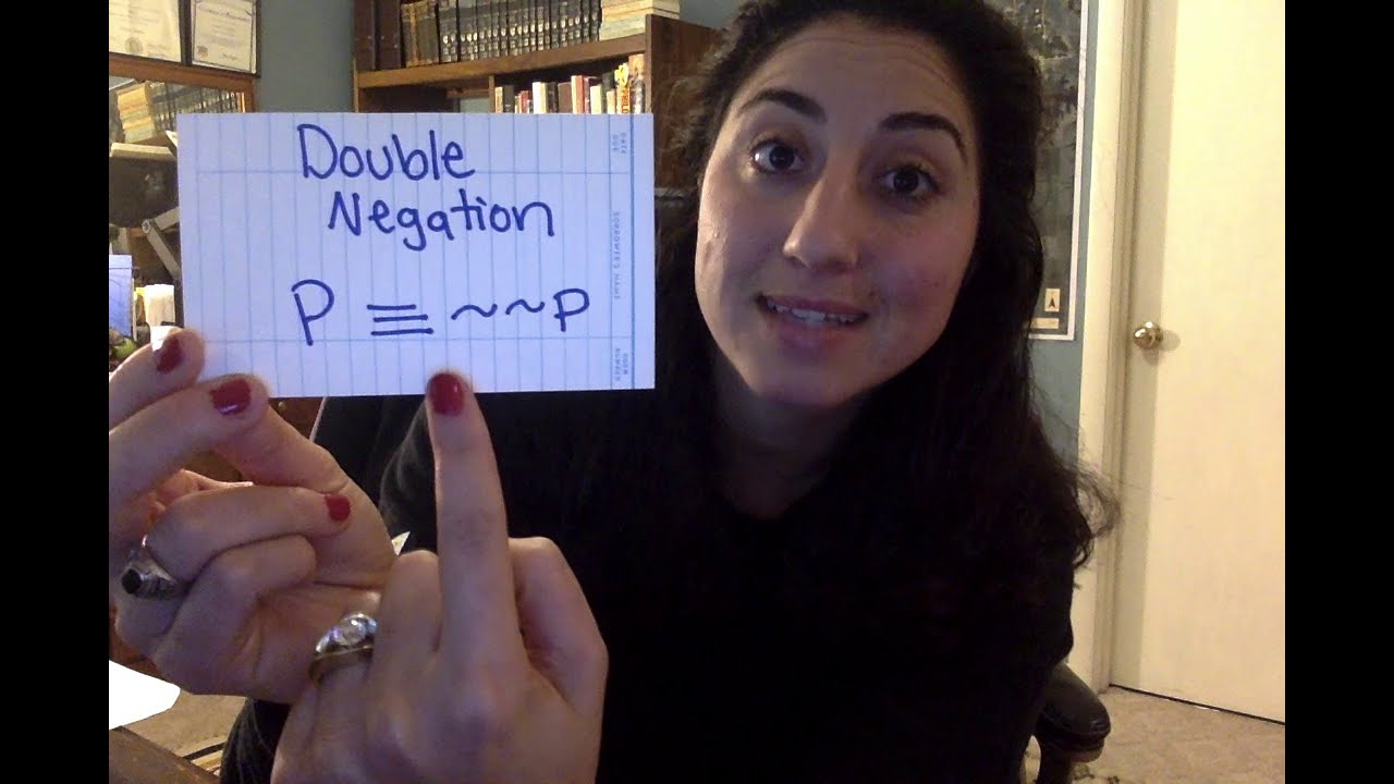 Dr. Sahar Joakim, What is double negation?