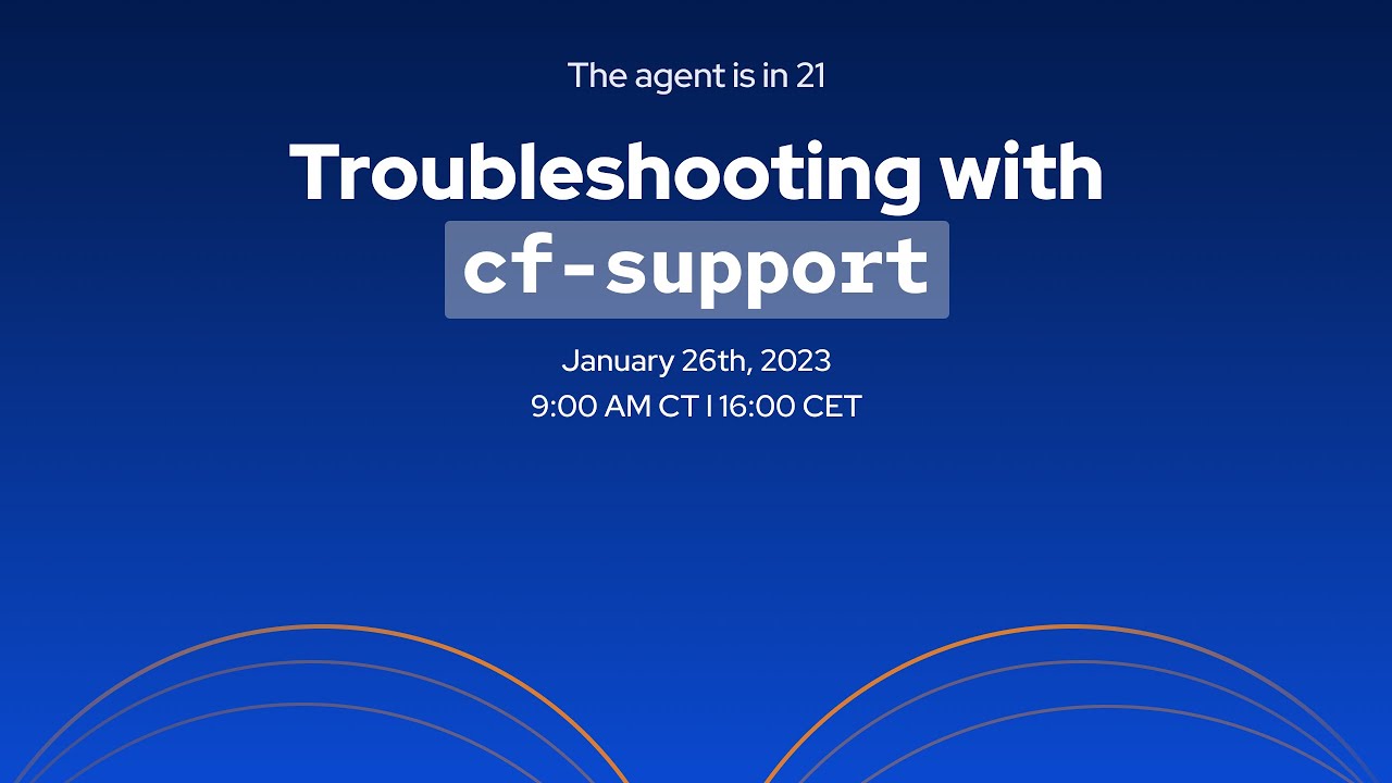 CFEngine: The agent is in 21 - Troubleshooting with cf-support