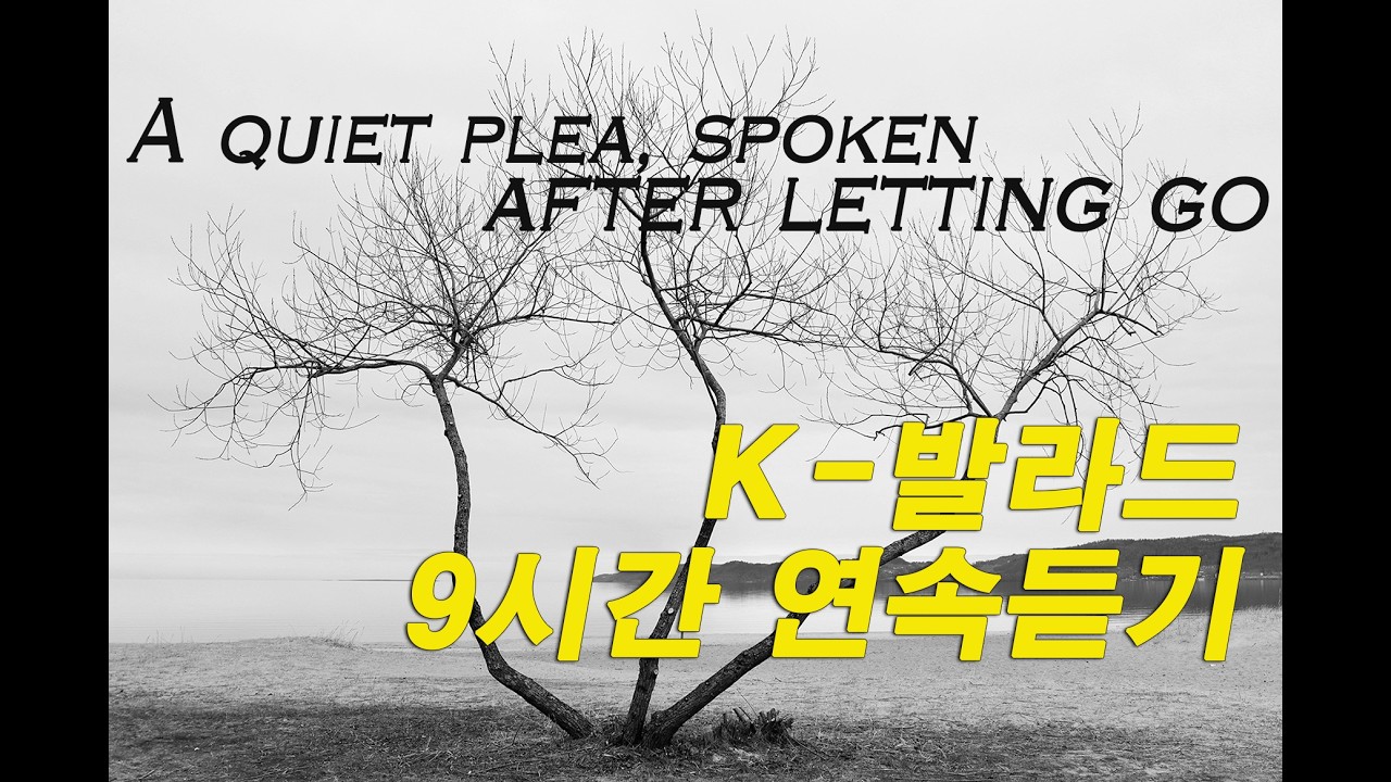 [고음질]🎶9시간 🔥가슴 속 깊은 사랑이야기 K-발라드 음각 – 소리를 새기다. #발라드 #발라드추천 #카페음악 #감성발라드