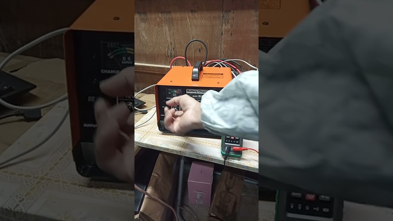 CC-2200DX バッテリー充電器　動作確認