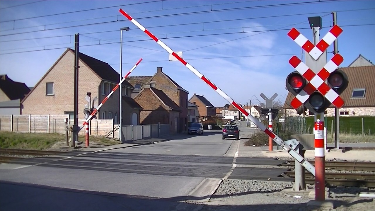 Spoorwegovergang Zottegem (B) // Railroad crossing // Passage à niveau