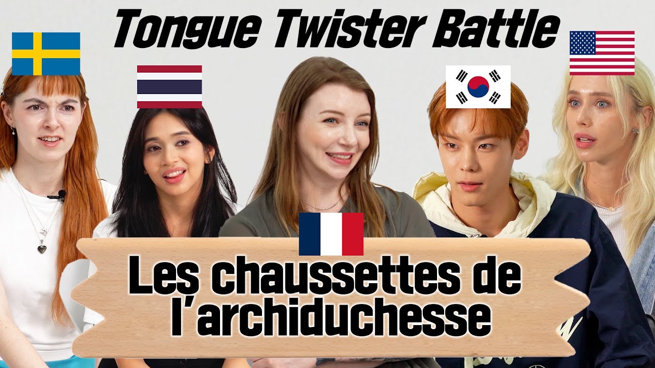 People Around The World Tries MOST DIFFICULT Tongue Twister Around The World (France,Thai,Spain,US)