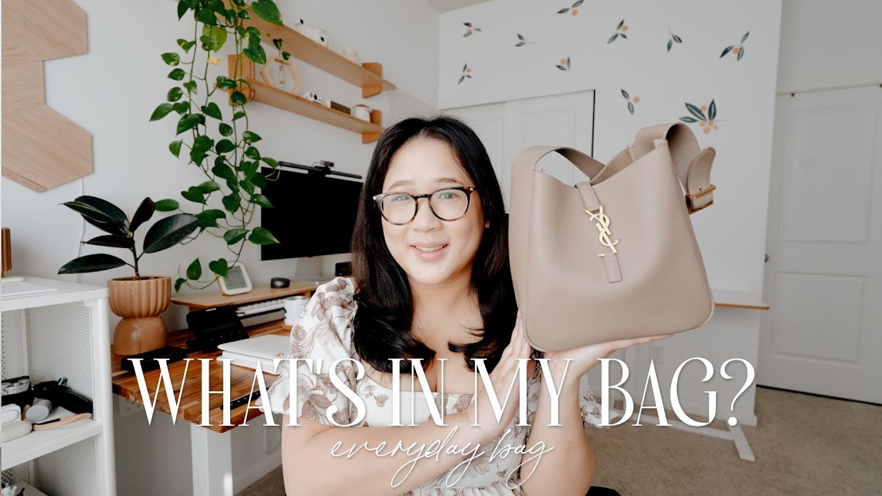 Что в моей повседневной сумке? | YSL Le 5 A 7 Supple Bag