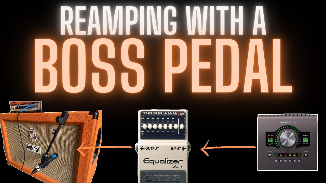 REAMPING with a BOSS Pedal | How To Reamp Using ANY BOSS Pedal