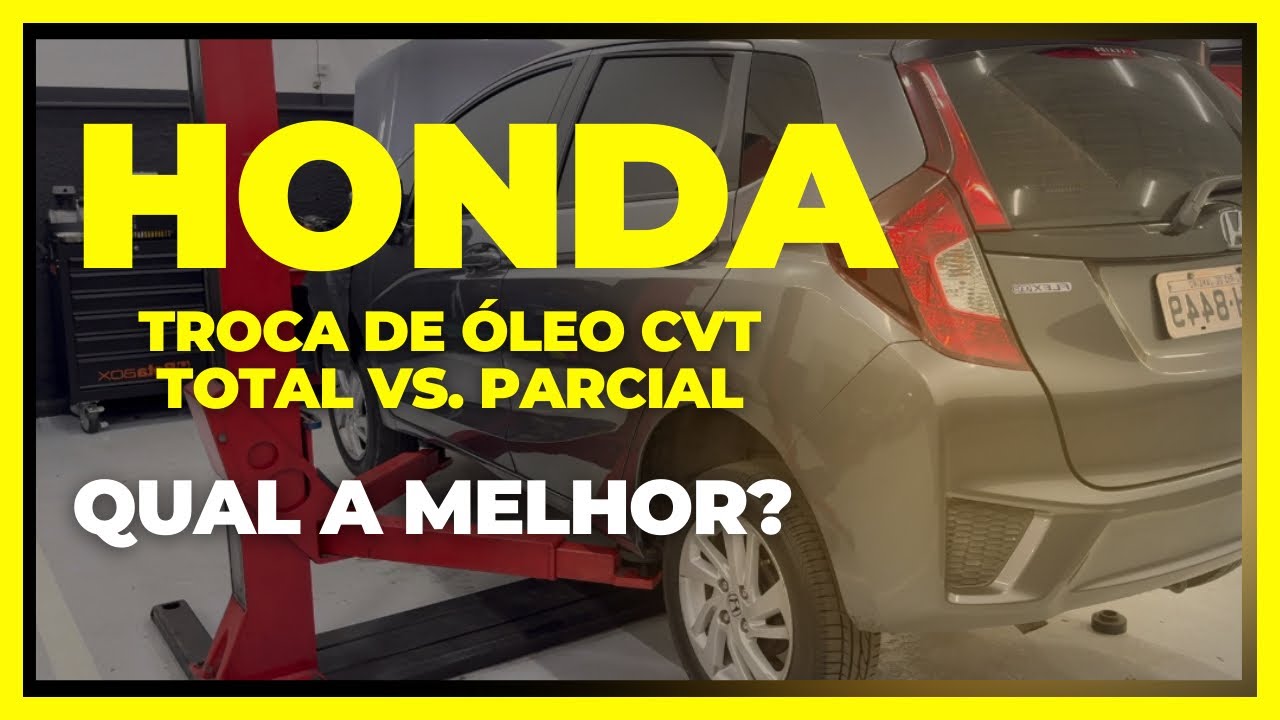 ÓLEO DE CÂMBIO CVT HONDA: TOTAL OU PARCIAL? #cvt #honda