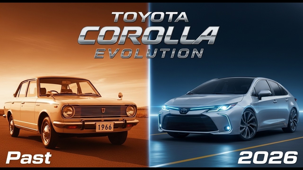 Every Toyota Corolla Generation EVER (1966 - 2026) | Evolution Morph! #carevolution #toyotacorolla