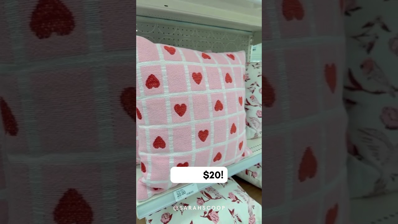 Target Find: Valentine's Day Pillow #shorts #shortsfeed #target #valentinesday #decor
