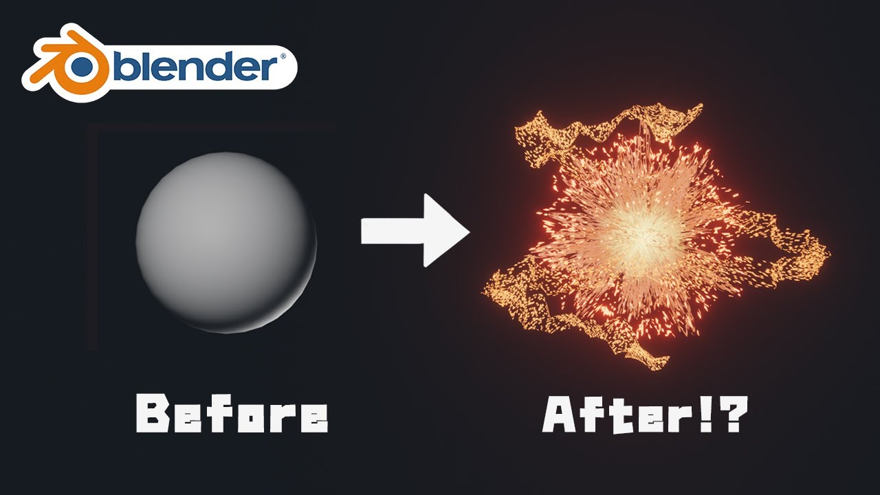 【Blender 2.83】超簡単！魔法や花火っぽいアレの作り方【3DCG】