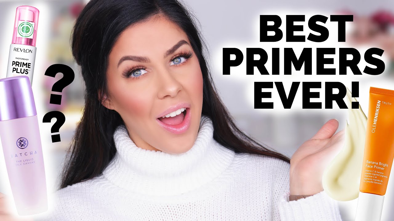 Top 5 Best Primers for Smooth, Long Lasting Makeup! Yearly Beauty Favorites!!