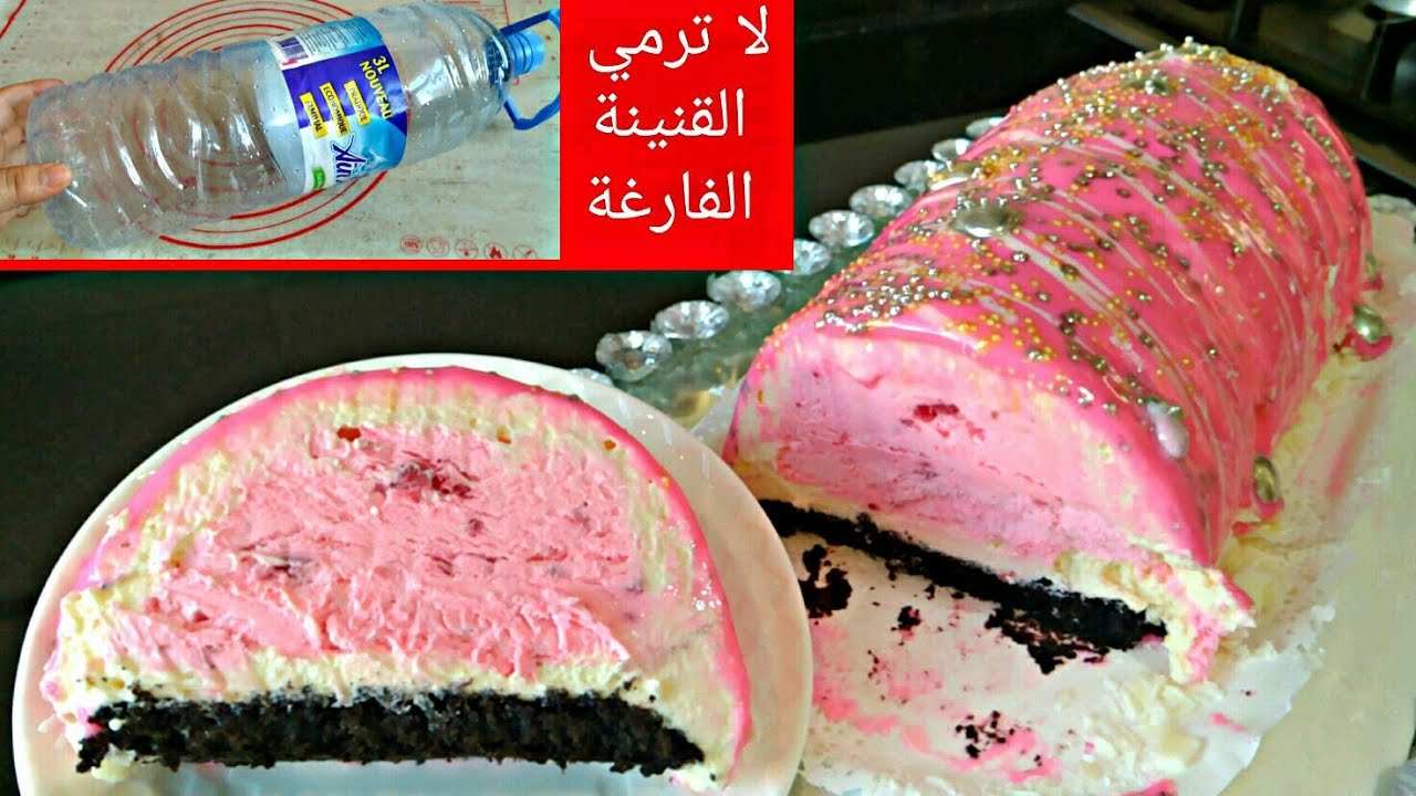 لا ترمي القنينة الفارغة واصنعي بيها الذ وارقى لابيش بدون جيلاتين وبدون قالب