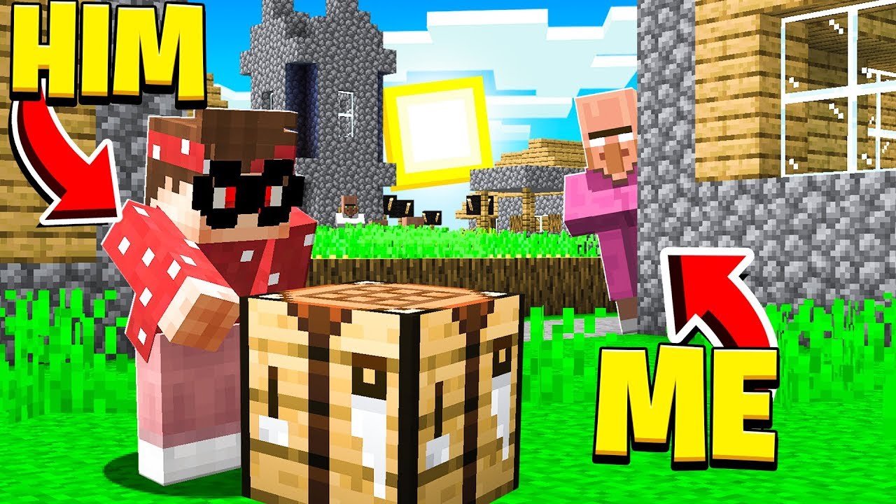I Disguised As A VILLAGER And TROLLED My BEST FRIEND in Minecraft! (Minecraft Trolling)