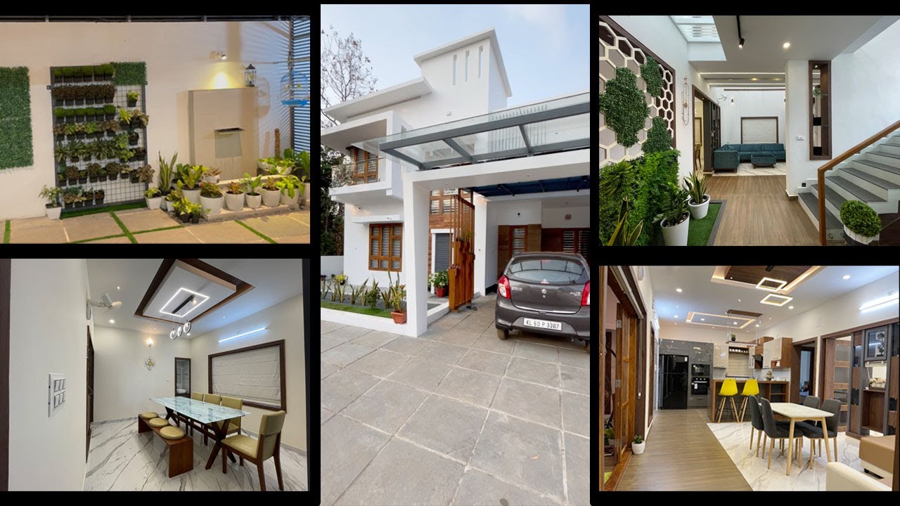 2600 sqft MODERN HOME TOUR | ആരും കൊതിക്കും വീട് with COURTYARD/PATIO