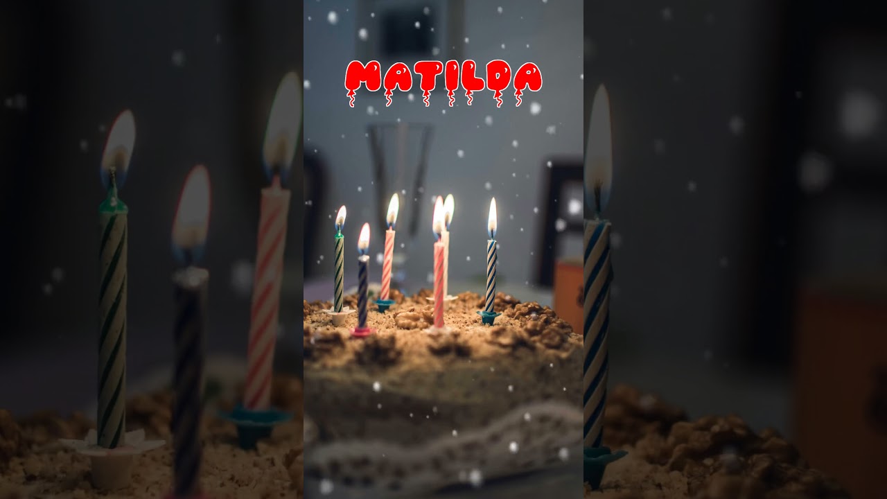 Happy Birthday MATILDA   Happy Birthday Song   Birthday Wishes   Birthday Party