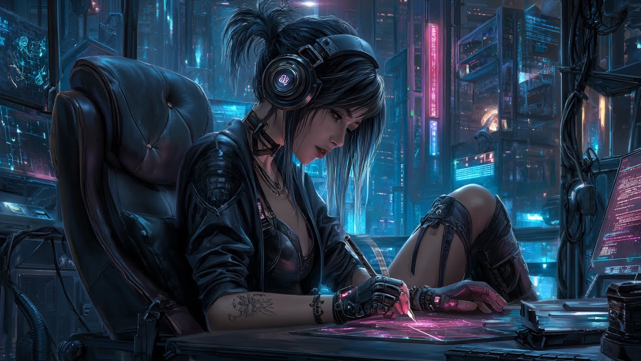 Synthwave Music For Study & Deep Focus | Coding Mix