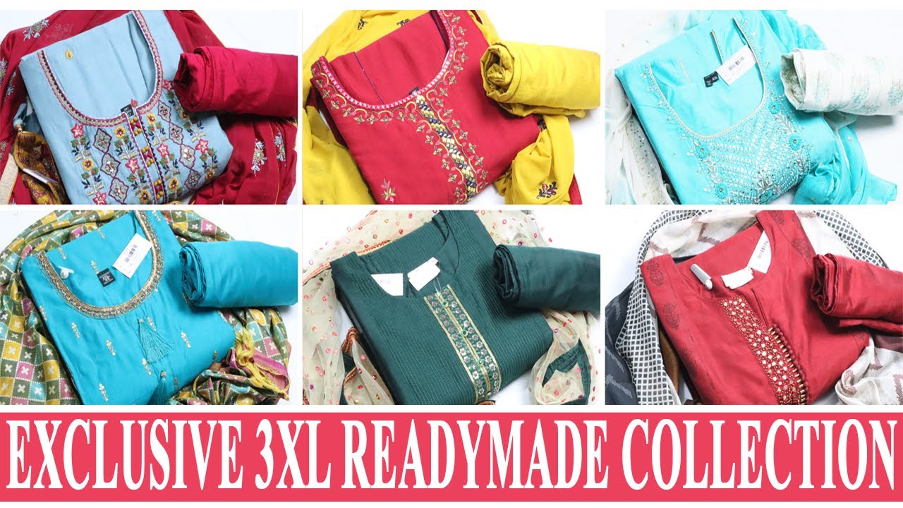 3XL / XXXL  READYMADE  DRESSES @QueensCollection