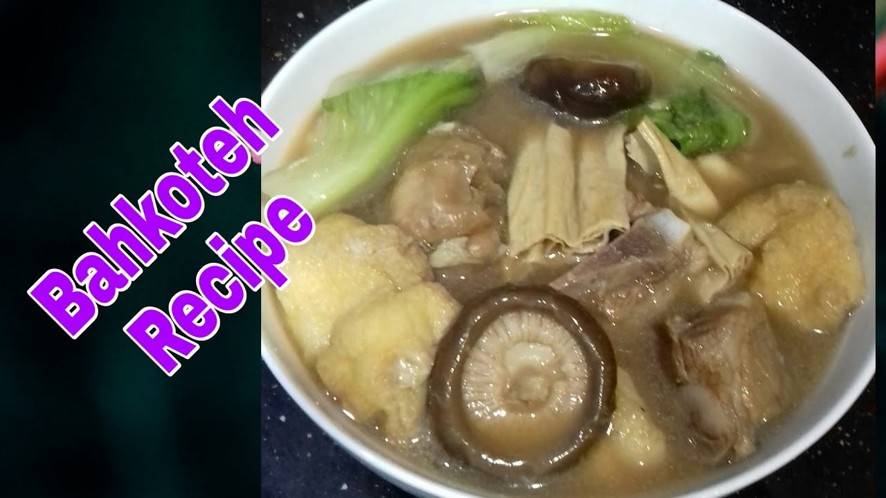 How to cook Bah ko teh Recipe