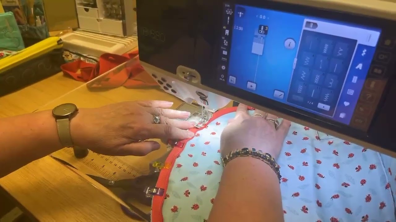Cosmetic/Project bag with QITV