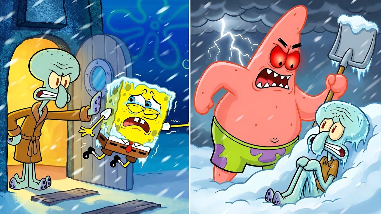 Squidward Threw SpongeBob Out in the Cold… But Karma Came Fast | Fanmade